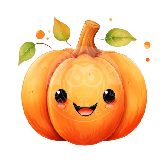 Bügelbild Kawaii Kürbis 473-11