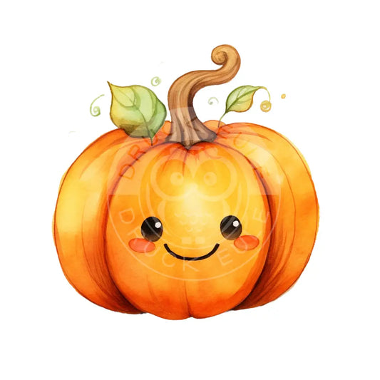 Bügelbild Kawaii Kürbis 473-13