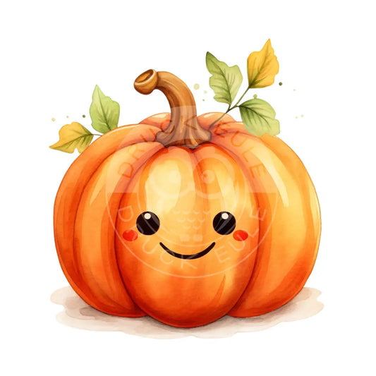 Bügelbild Kawaii Kürbis 473-14