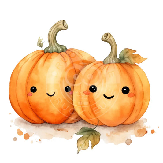 Bügelbild Kawaii Kürbis 473-20