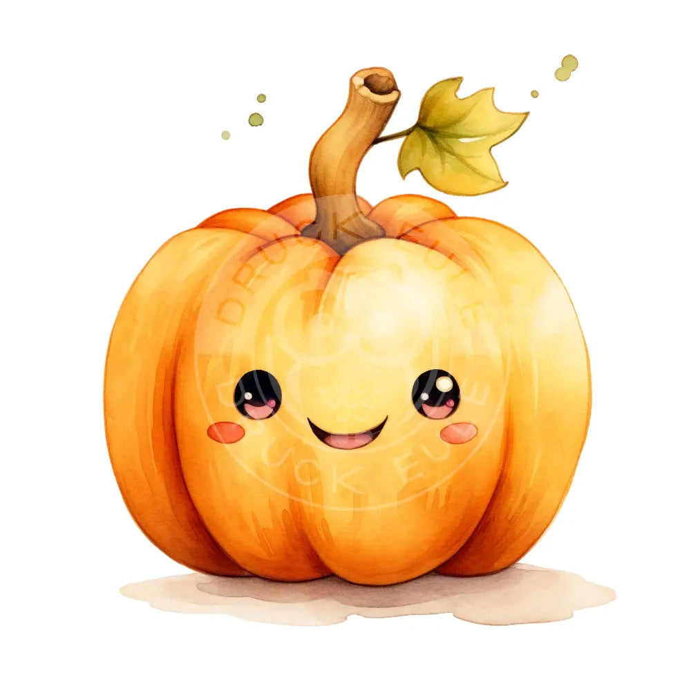 Bügelbild Kawaii Kürbis 473-22