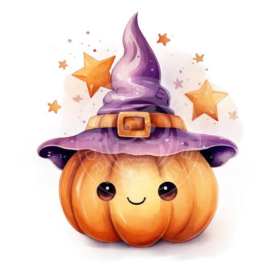 Bügelbild Kawaii Kürbis 473-4