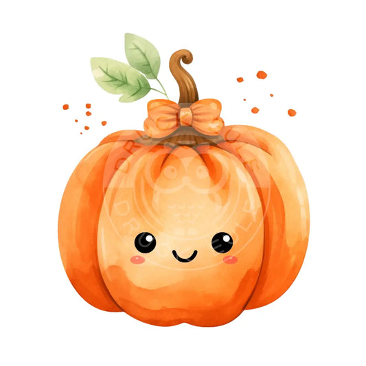 Bügelbild Kawaii Kürbis 473-7