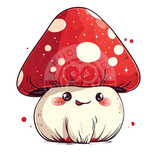 Bügelbild Kawaii Pilz 1186.13