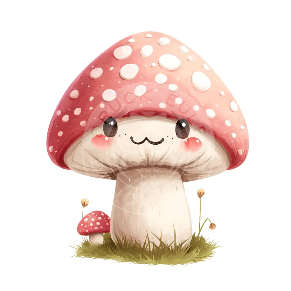 Bügelbild Kawaii Pilz 1186.15