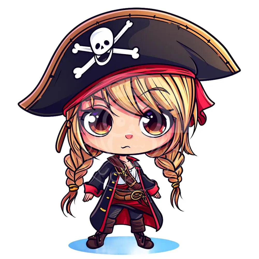 Bügelbild Kawaii Piratin 1164-6A