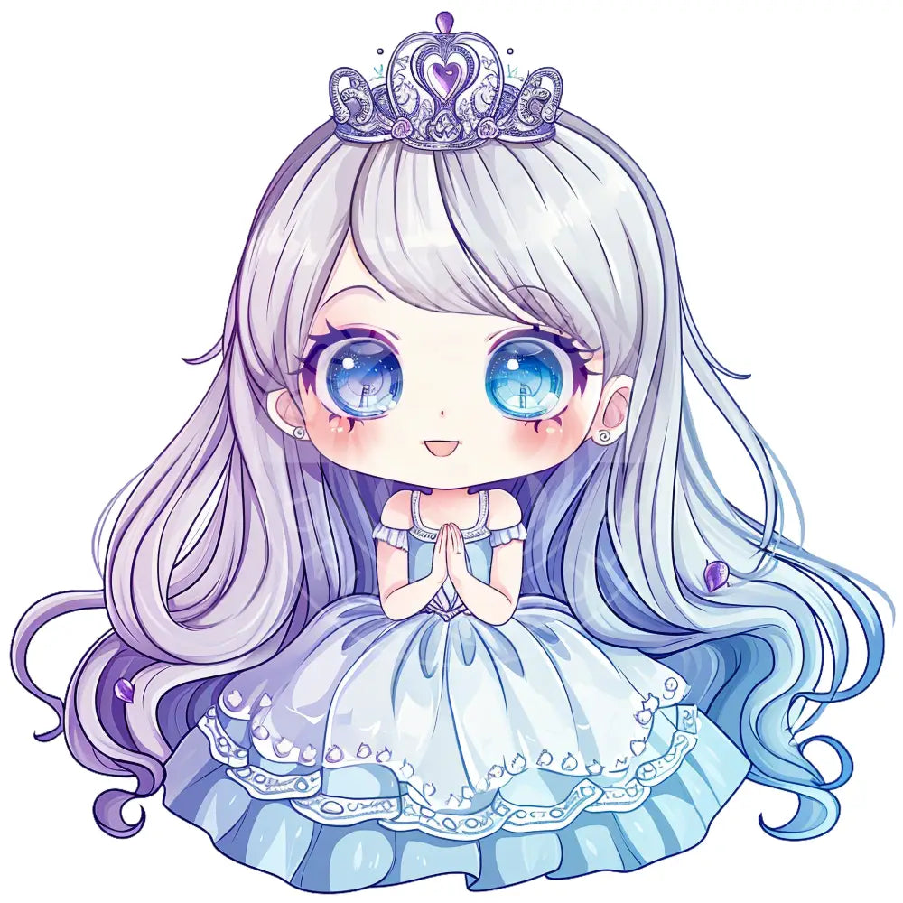 Bügelbild Kawaii Prinzessin 1155-11A