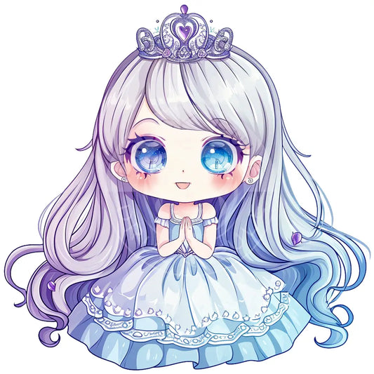 Bügelbild Kawaii Prinzessin 1155-11A