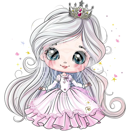 Bügelbild Kawaii Prinzessin 1155-12A