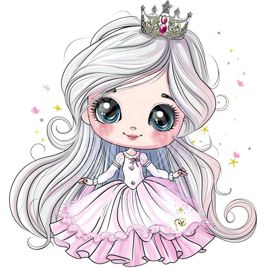 Bügelbild Kawaii Prinzessin 1155-12A