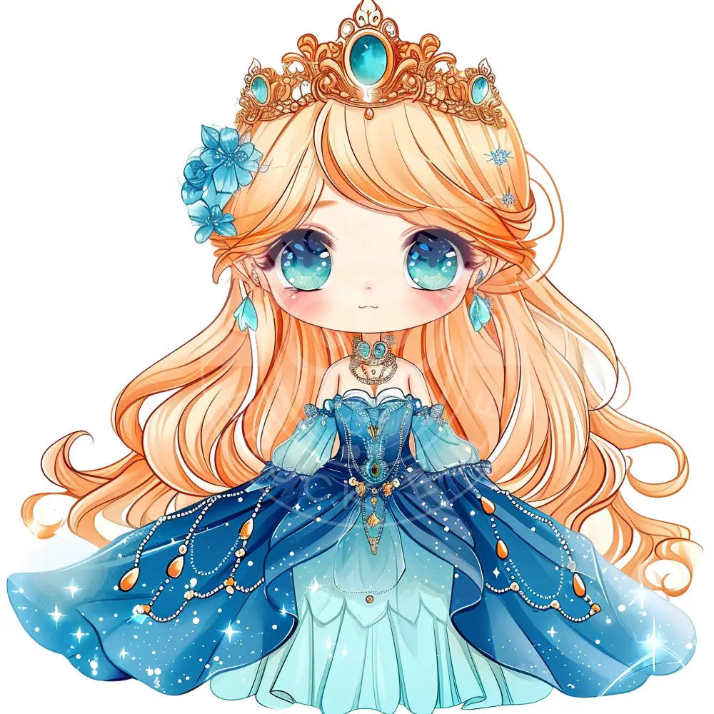 Bügelbild Kawaii Prinzessin 1155-3A