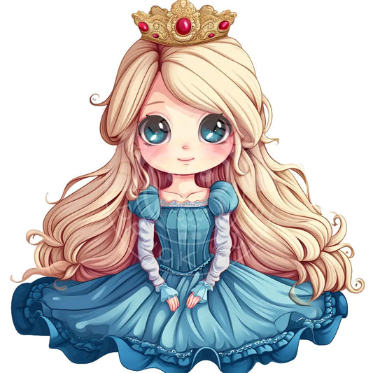 Bügelbild Kawaii Prinzessin 1155-6A