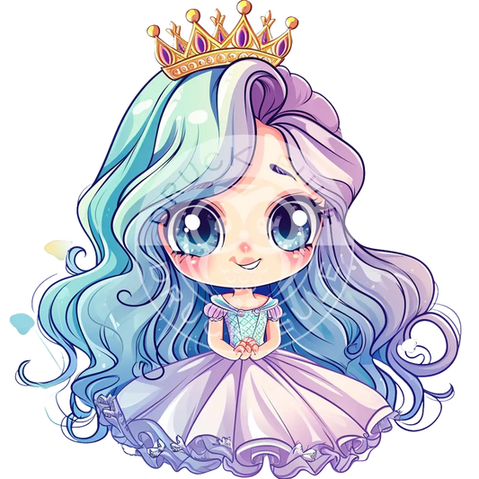 Bügelbild Kawaii Prinzessin 1155-8A