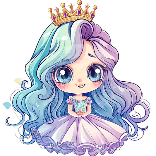 Bügelbild Kawaii Prinzessin 1155-8A