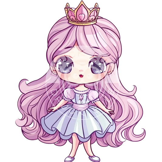 Bügelbild Kawaii Prinzessin 1155-9A