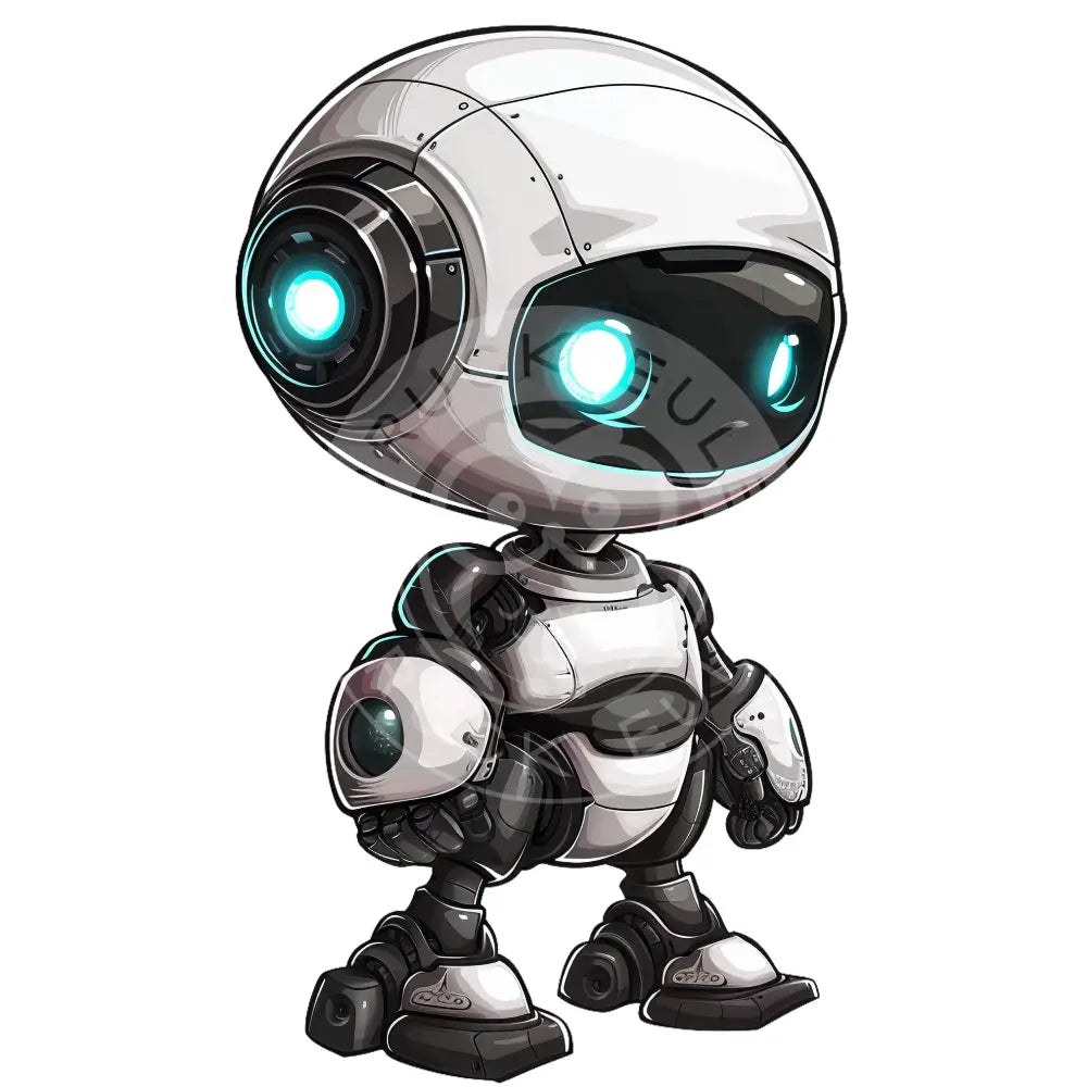 Bügelbild Kawaii Roboter 1156-13A