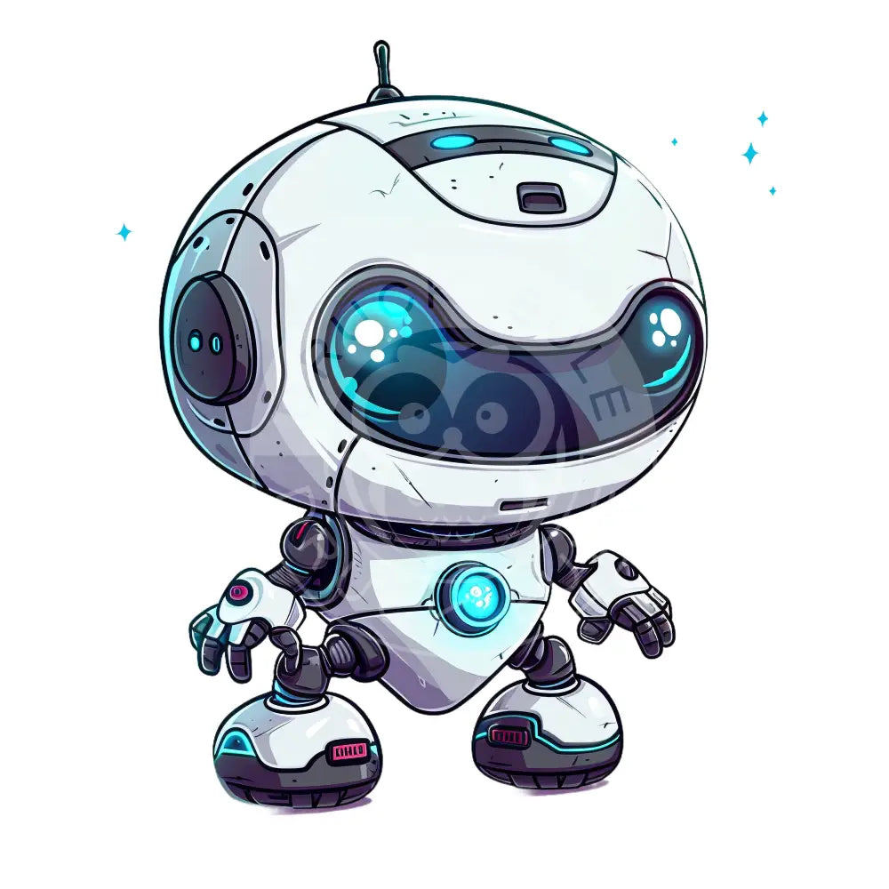 Bügelbild Kawaii Roboter 1156-15A