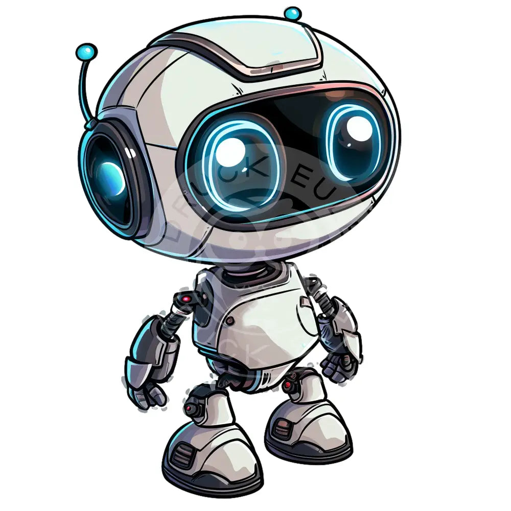 Bügelbild Kawaii Roboter 1156-2A