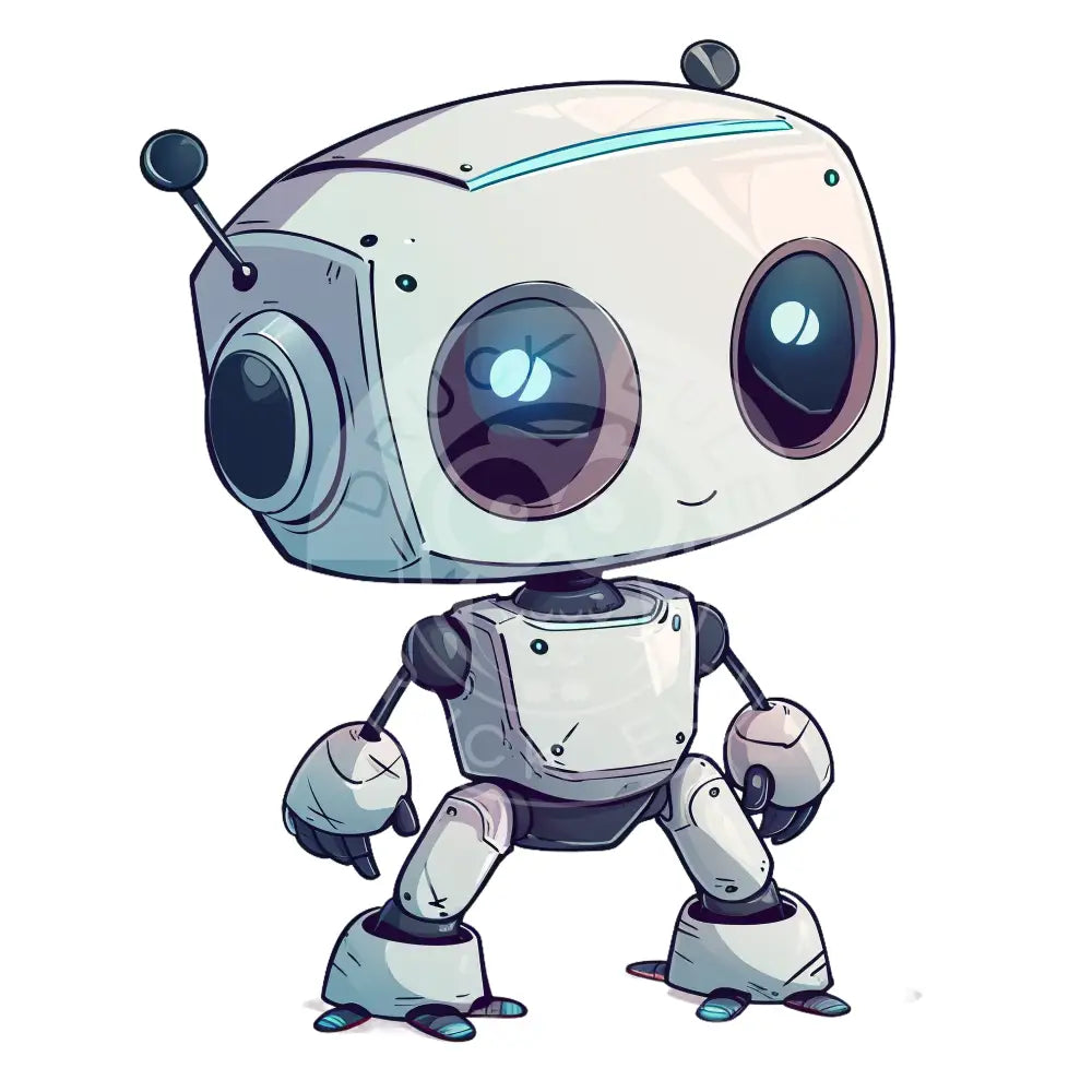 Bügelbild Kawaii Roboter 1156-7A