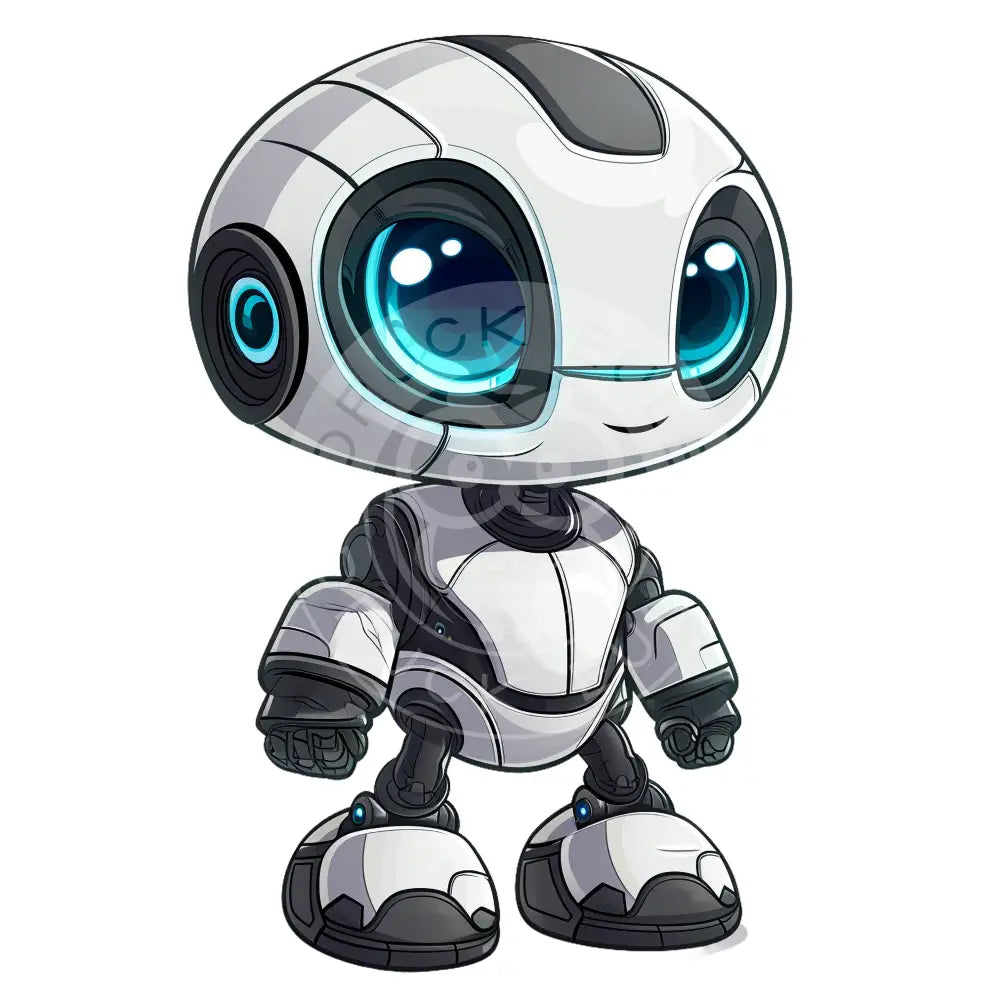 Bügelbild Kawaii Roboter 1156-8A
