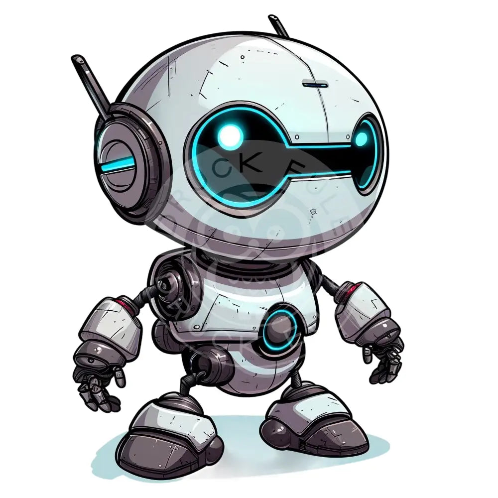 Bügelbild Kawaii Roboter 1156-9A