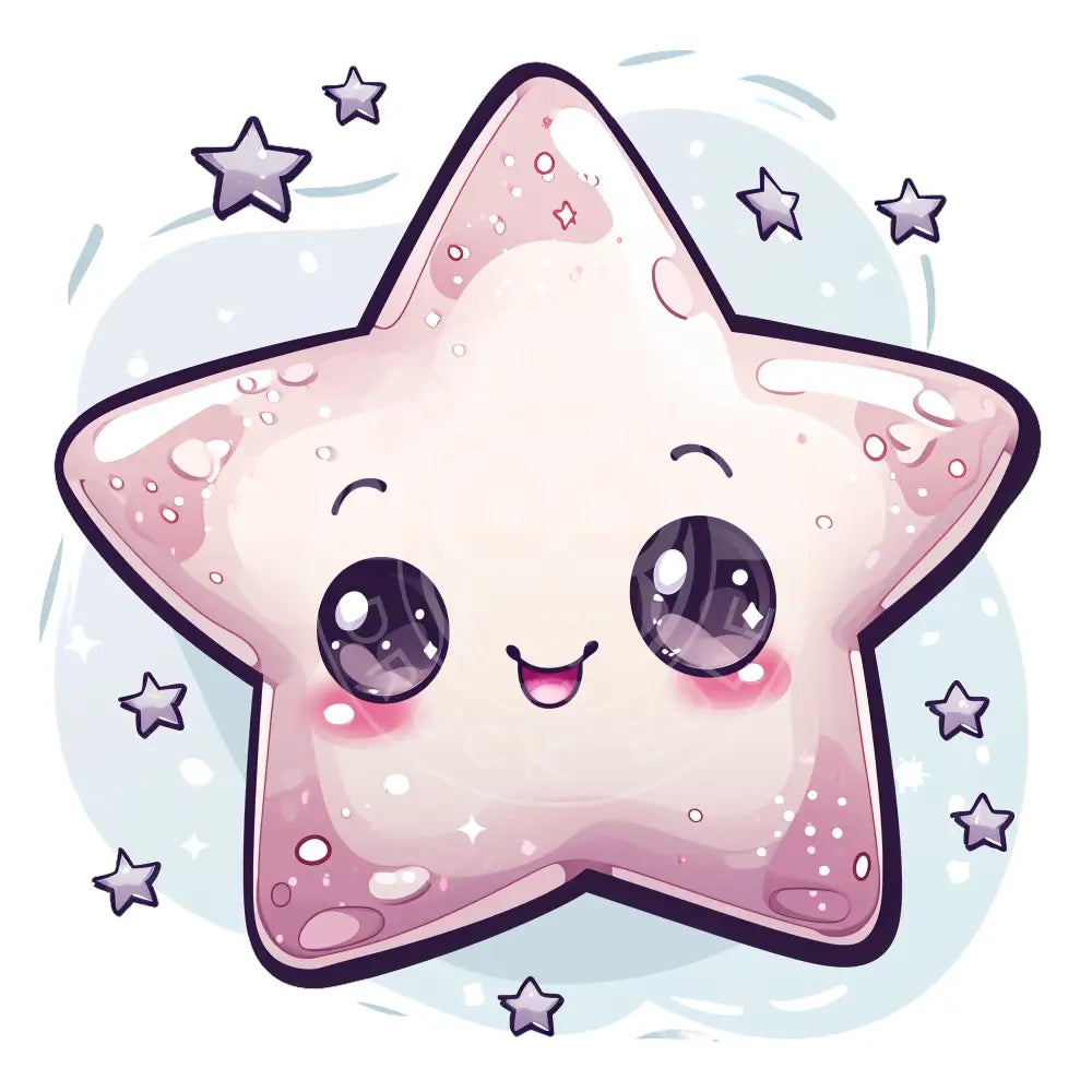 Bügelbild Kawaii Sterne 1185-11A