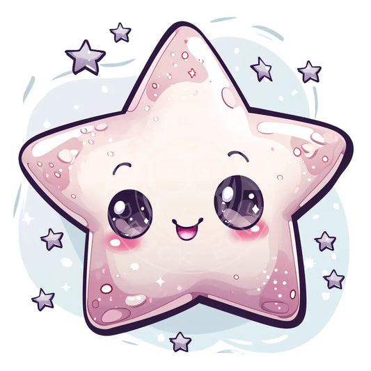 Bügelbild Kawaii Sterne 1185-11A