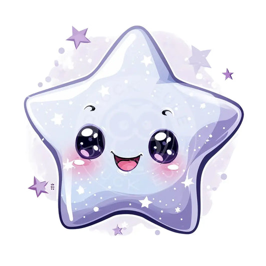 Bügelbild Kawaii Sterne 1185-13A