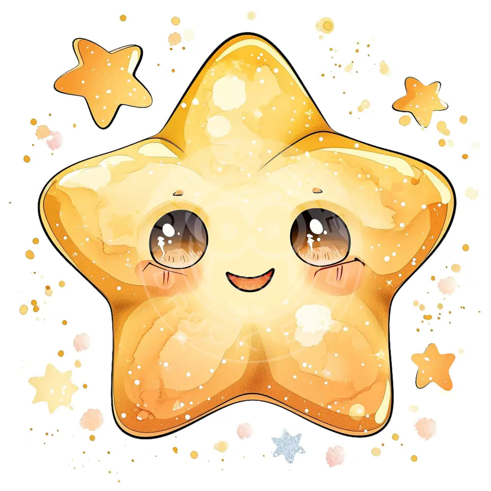 Bügelbild Kawaii Sterne 1185-14A