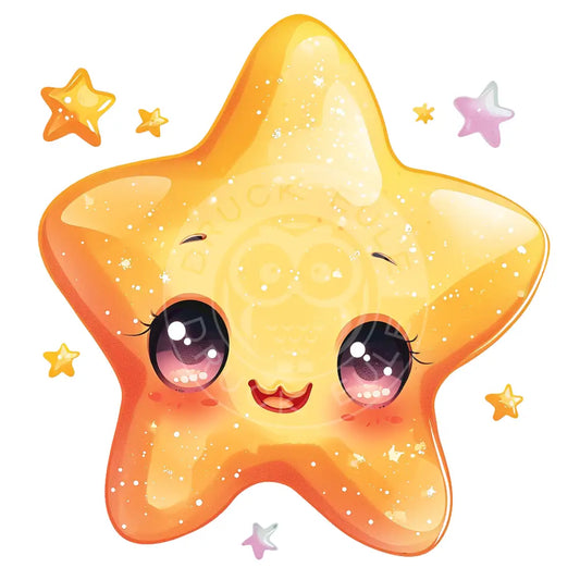 Bügelbild Kawaii Sterne 1185-15A