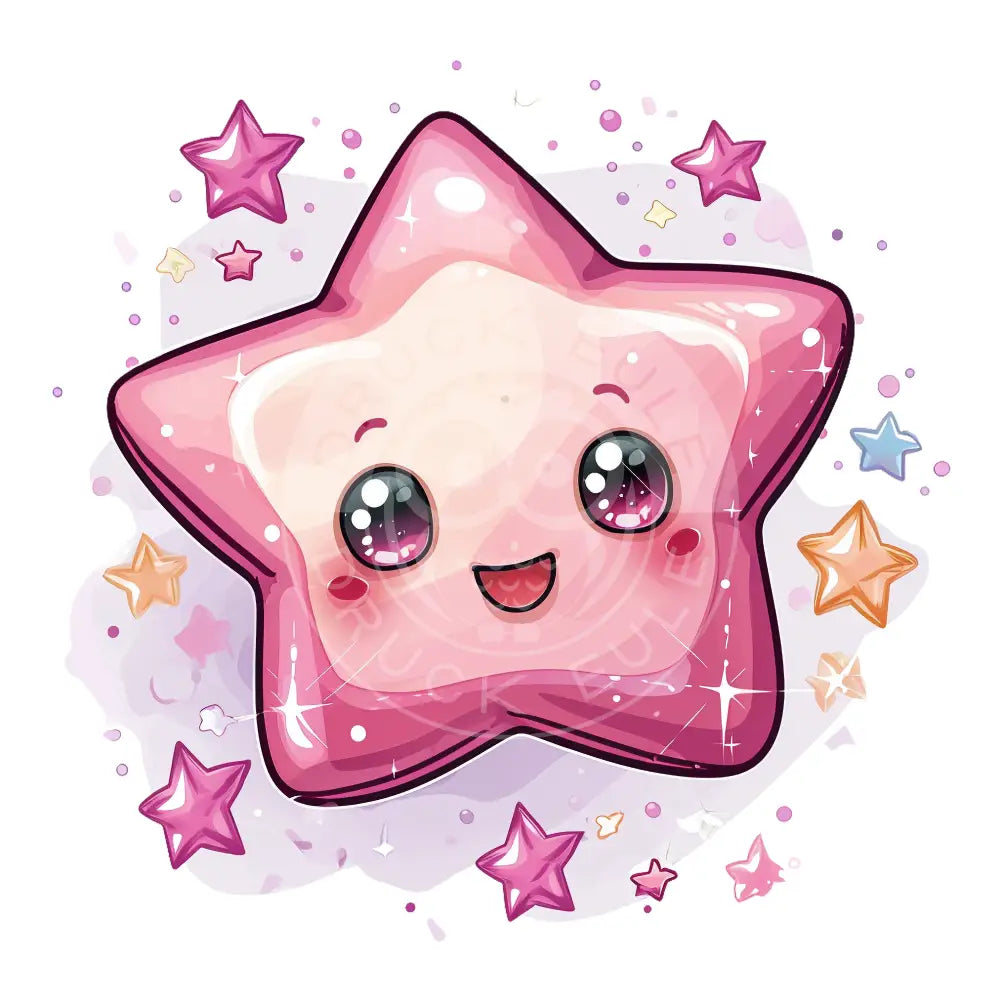 Bügelbild Kawaii Sterne 1185-16A