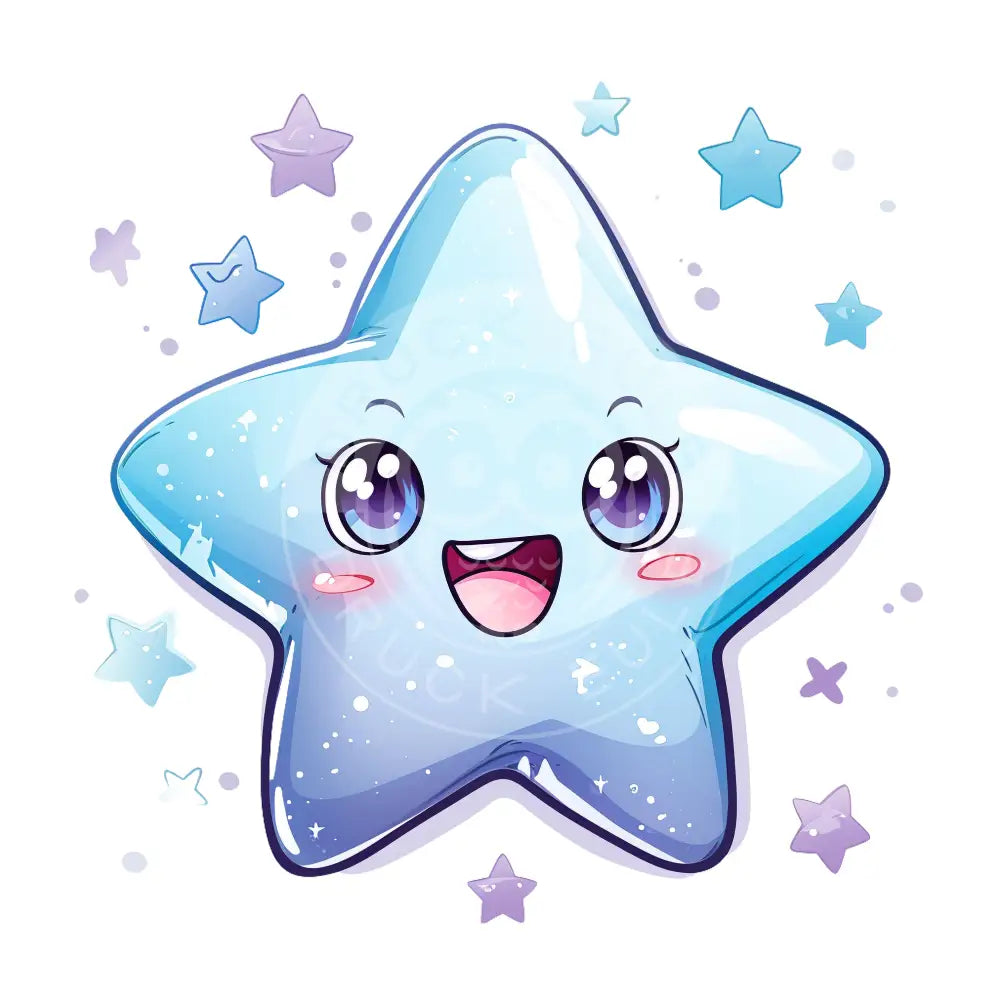 Bügelbild Kawaii Sterne 1185-4A