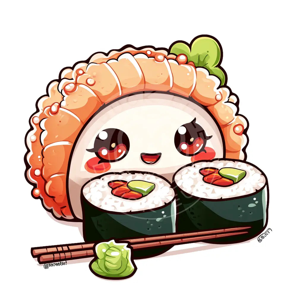 Bügelbild Kawaii Sushi 1158-12A
