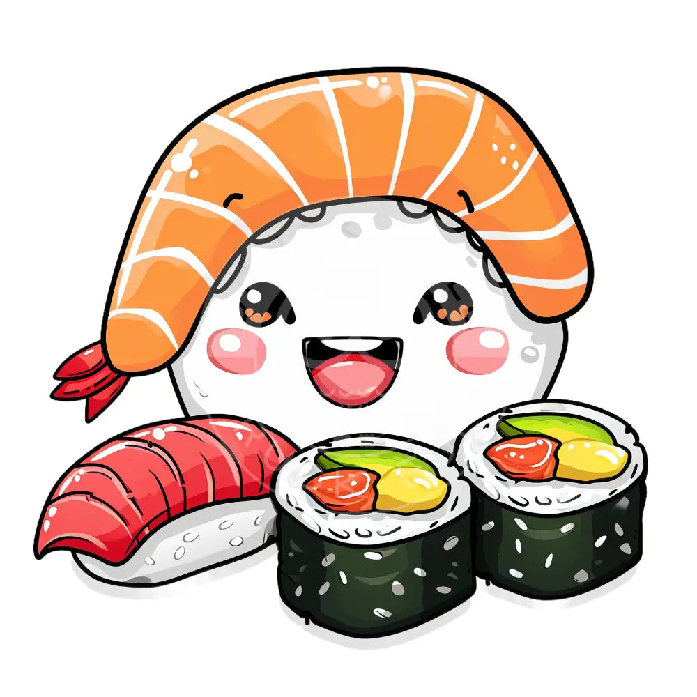 Bügelbild Kawaii Sushi 1158-13A