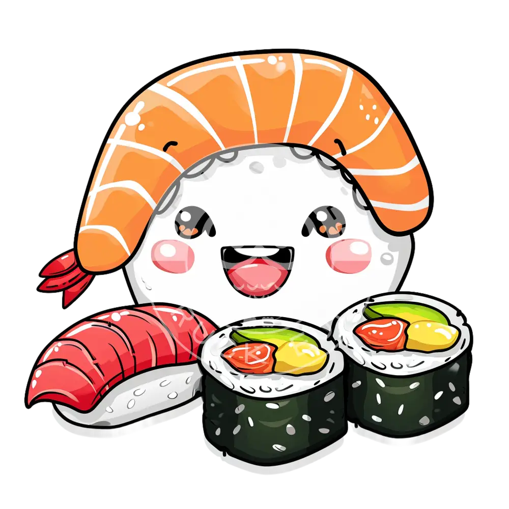 Bügelbild Kawaii Sushi 1158-13A