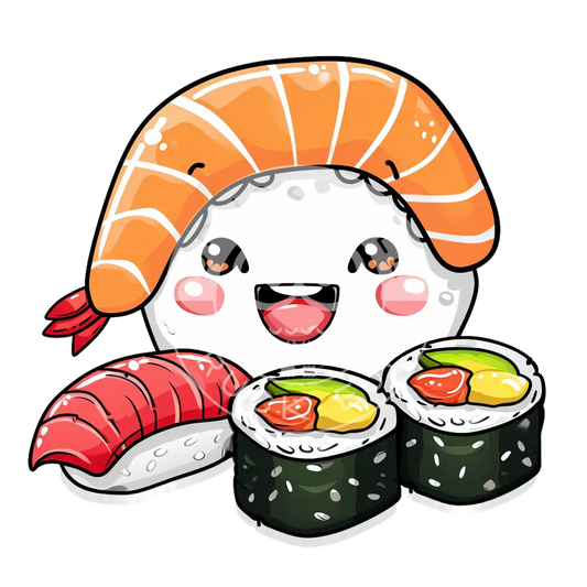 Bügelbild Kawaii Sushi 1158-13A