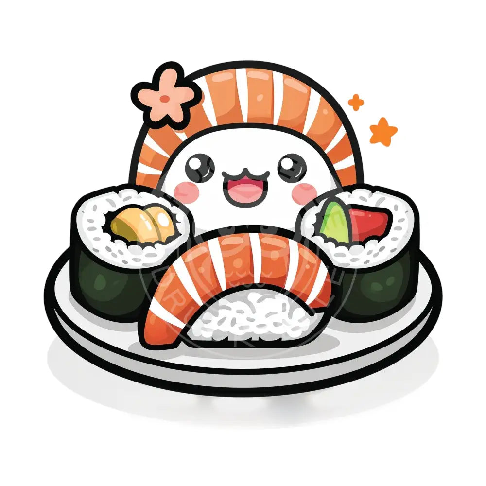 Bügelbild Kawaii Sushi 1158-4A