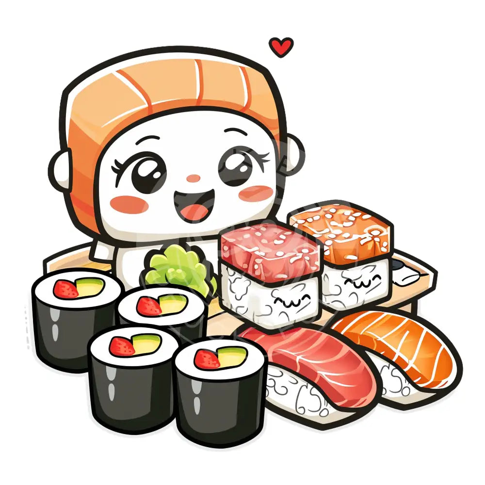 Bügelbild Kawaii Sushi 1158-5A