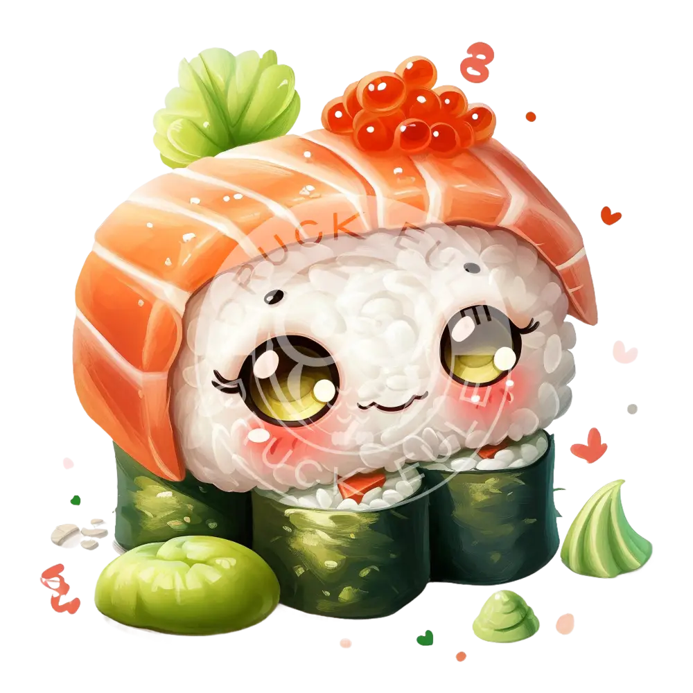 Bügelbild Kawaii Sushi 1158-6A