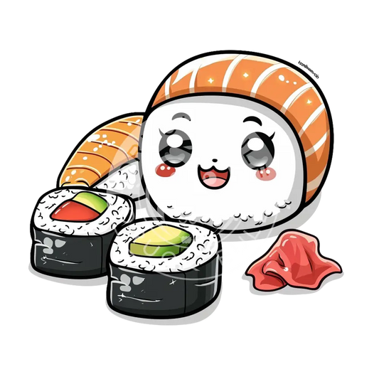 Bügelbild Kawaii Sushi 1158-7A