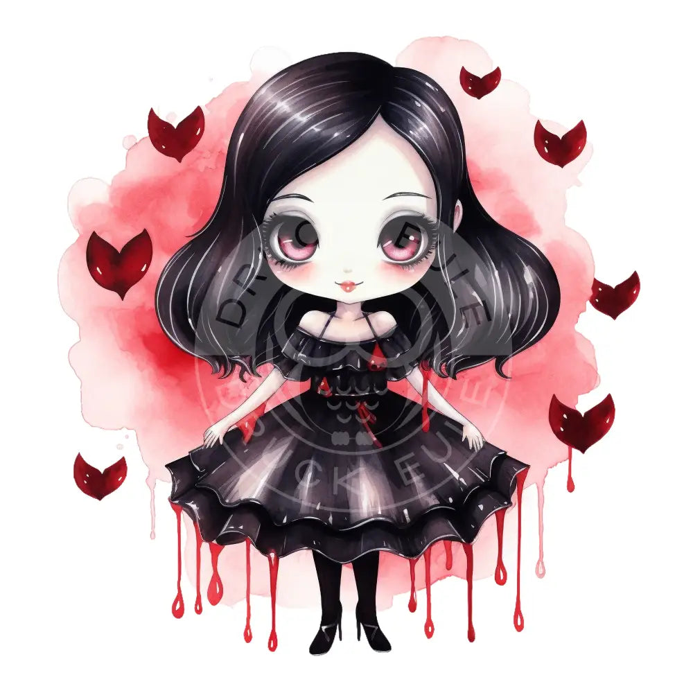 Bügelbild Kawaii Vampier 468-12
