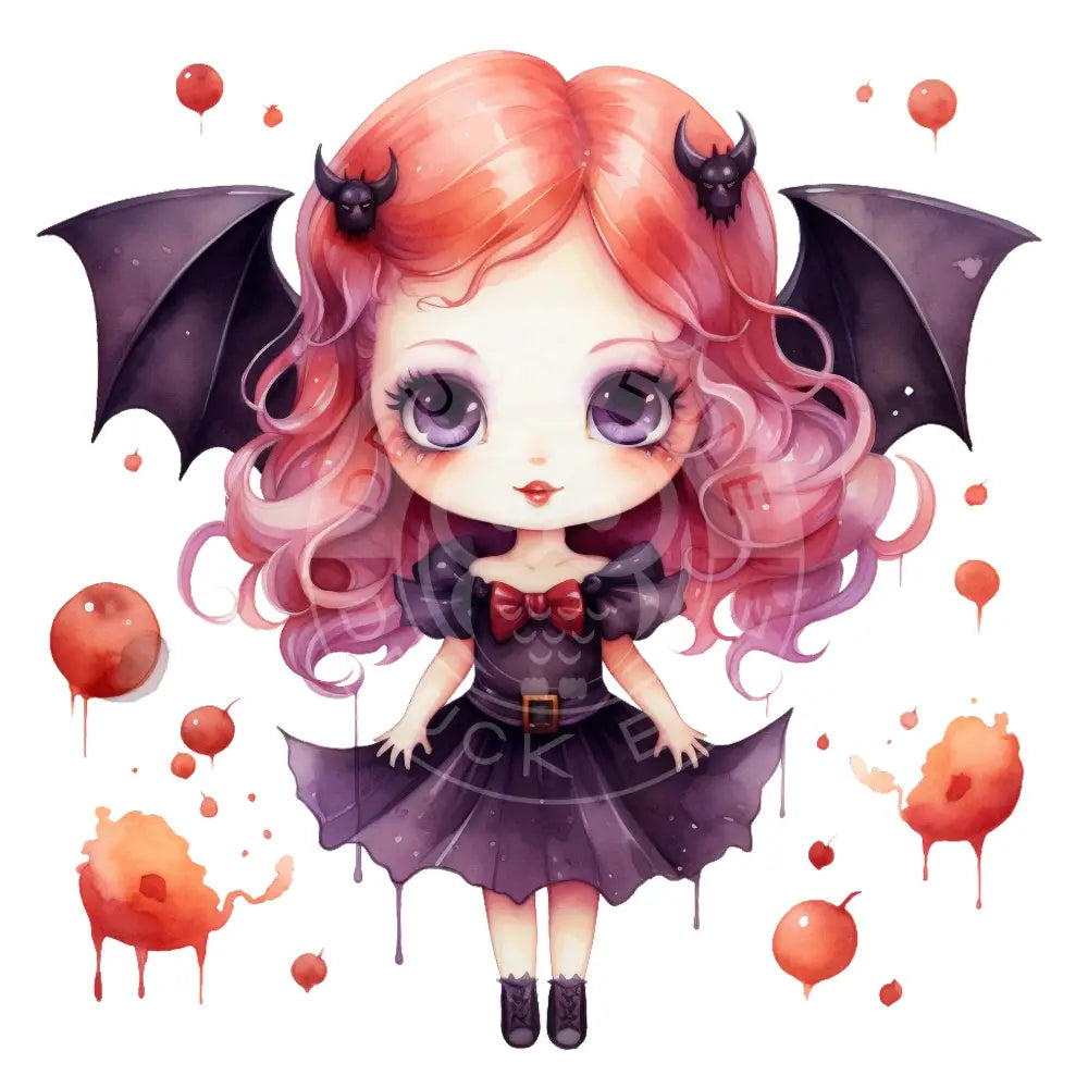 Bügelbild Kawaii Vampier 468-14