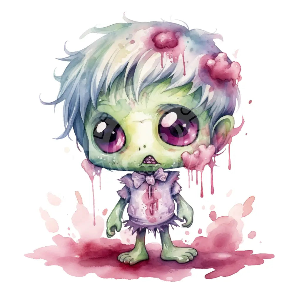 Bügelbild Kawaii Zombie 467-10
