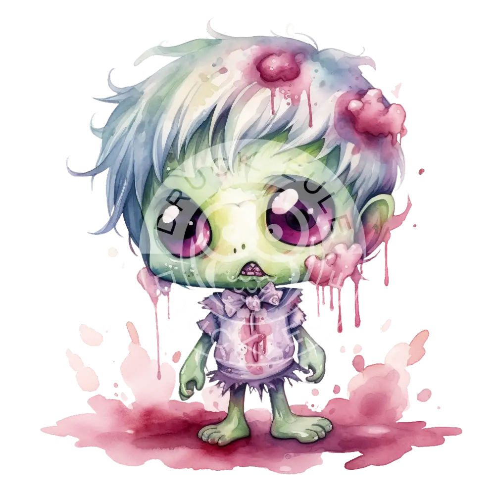 Bügelbild Kawaii Zombie 467-10