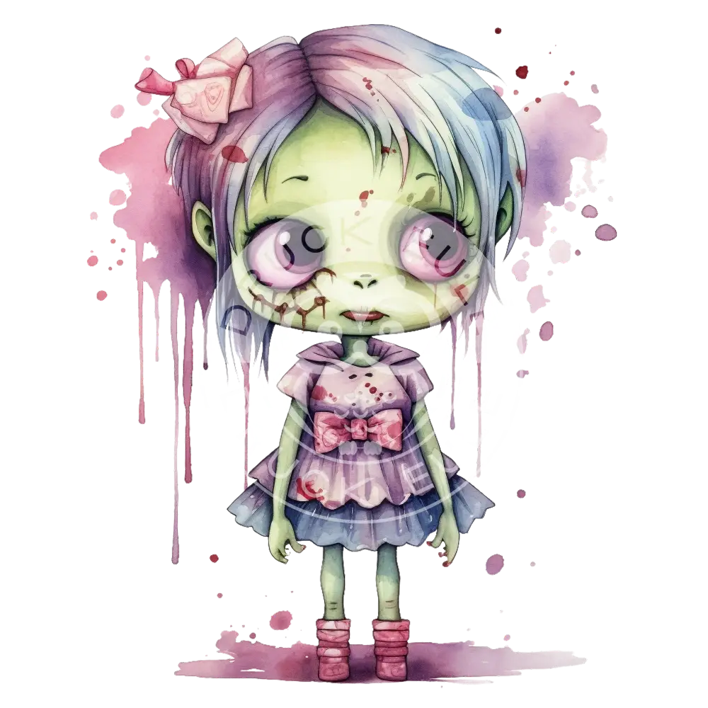 Bügelbild Kawaii Zombie 467-11