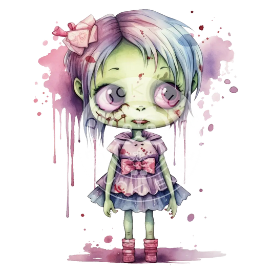 Bügelbild Kawaii Zombie 467-11