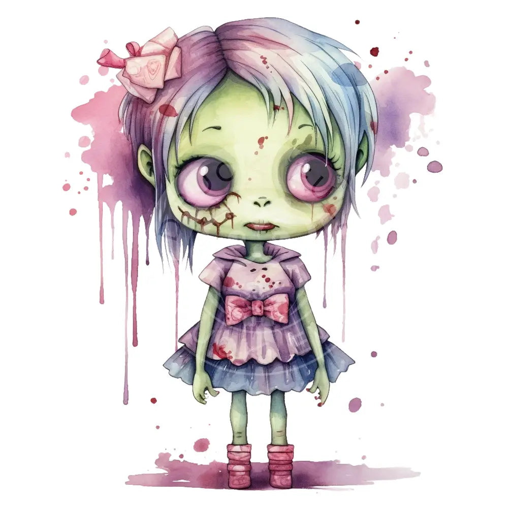 Bügelbild Kawaii Zombie 467-11