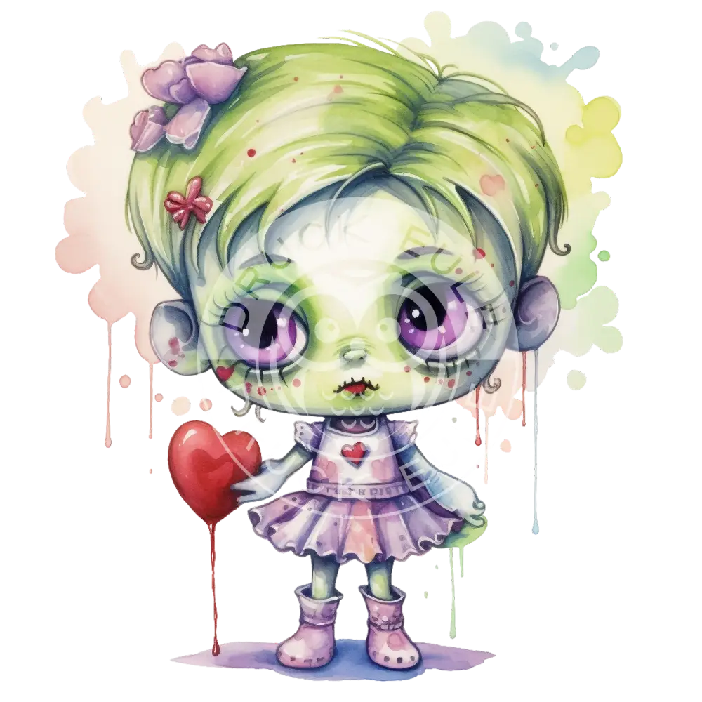 Bügelbild Kawaii Zombie 467-14