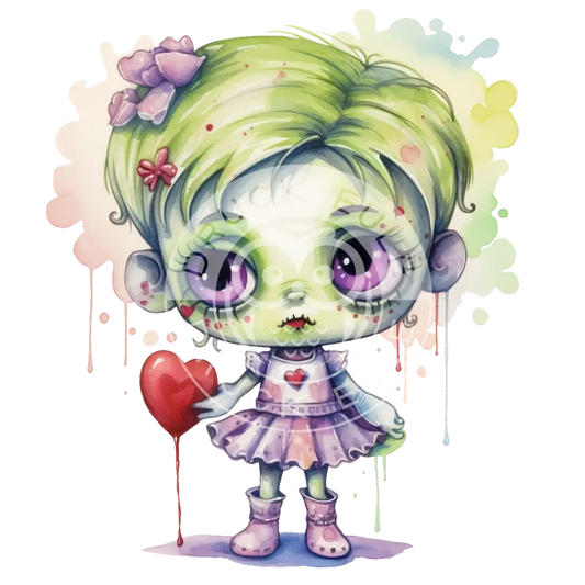 Bügelbild Kawaii Zombie 467-14