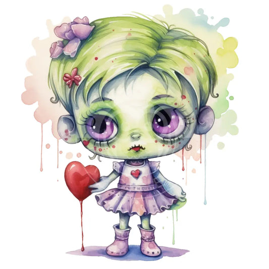 Bügelbild Kawaii Zombie 467-14